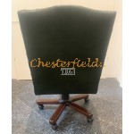 Chesterfield King irodai zöld forgószék, office chair 