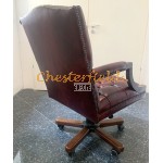 Chesterfield King bordó irodai forgószék, office chair 