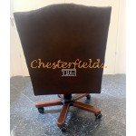 Chesterfield King irodai barna forgószék, office chair 