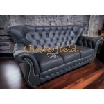 Chesterfield Monk 311 ülőgarnitúra fekete K70