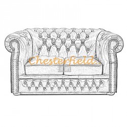 Chesterfield Windsor 2-es kanapé